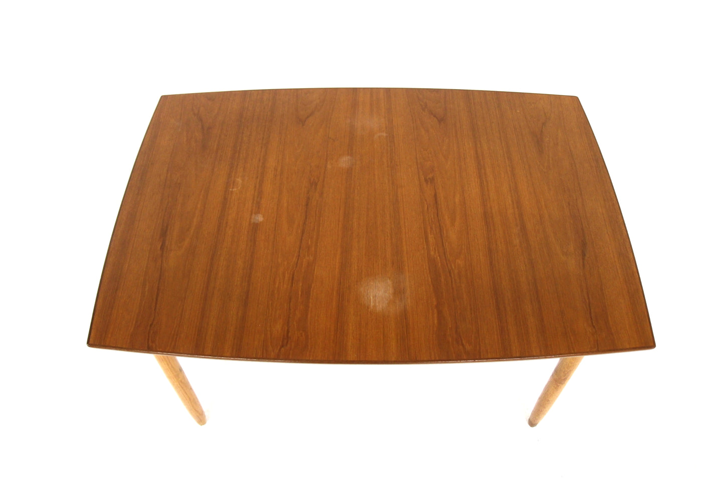 Tavolo rettangolare design danese vintage anni 60 [sw27526] misure L.126 +49 +49 P.72 H.86