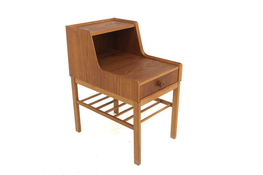 Comodino Ferdinand Lundquist design svedese vintage anni 60 [sw27562] misure L.36 H.63 P.50