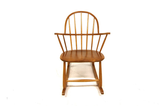 Sedia a dondolo design danese vintage anni 60 [sw27574] misure L.61 H.77 P.88