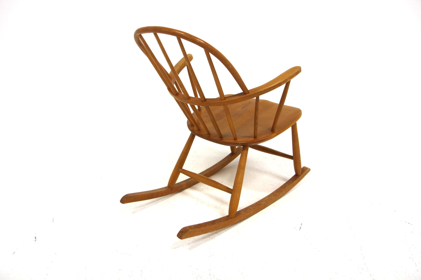 Sedia a dondolo design danese vintage anni 60 [sw27574] misure L.61 H.77 P.88