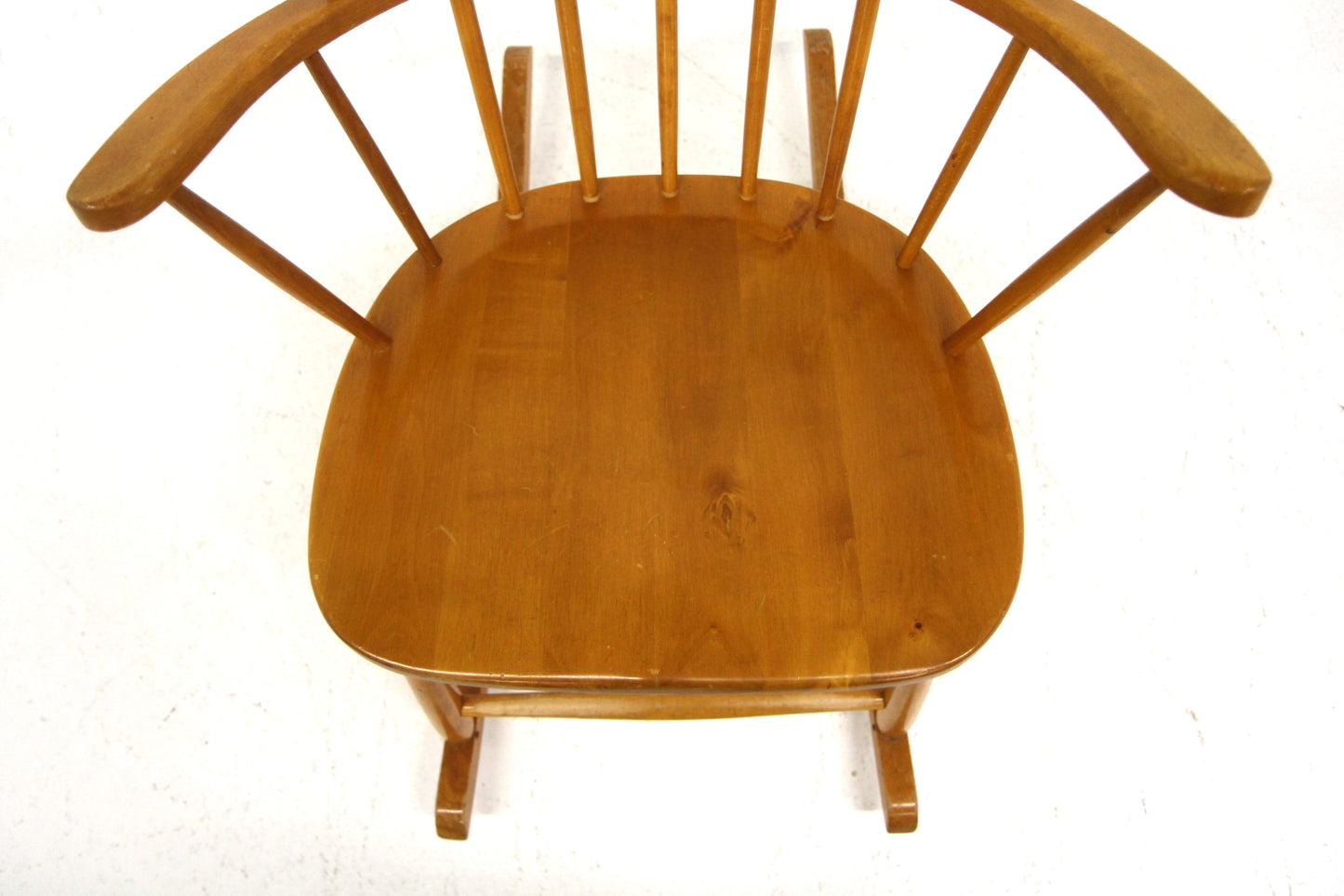Sedia a dondolo design danese vintage anni 60 [sw27574] misure L.61 H.77 P.88