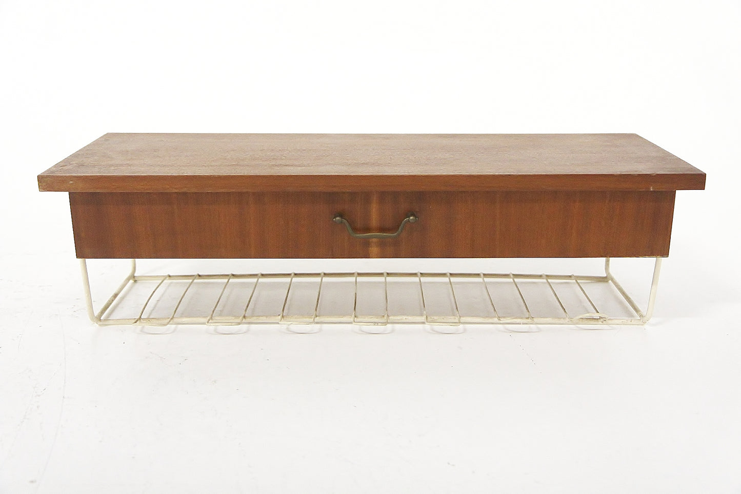 Mensola design svedese vintage anni 60 [sw27579] misure L.61 H.18 P.22