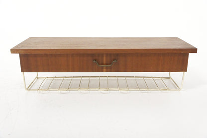Mensola design svedese vintage anni 60 [sw27579] misure L.61 H.18 P.22