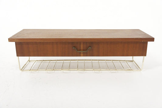 Mensola design svedese vintage anni 60 [sw27579] misure L.61 H.18 P.22