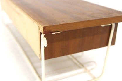 Mensola design svedese vintage anni 60 [sw27579] misure L.61 H.18 P.22