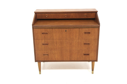 Scrittoio design svedese vintage anni 50 [sw27582] misure L.84 H.84 P.45