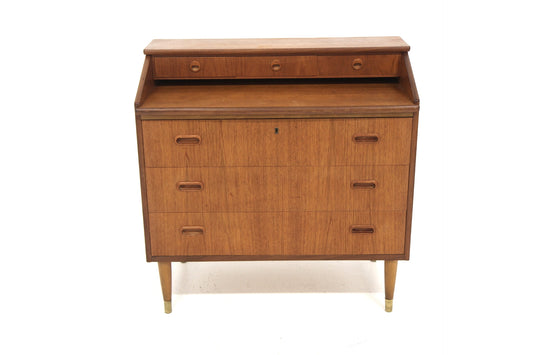 Scrittoio design svedese vintage anni 50 [sw27582] misure L.84 H.84 P.45