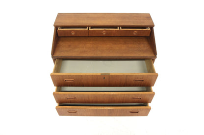 Scrittoio design svedese vintage anni 50 [sw27582] misure L.84 H.84 P.45