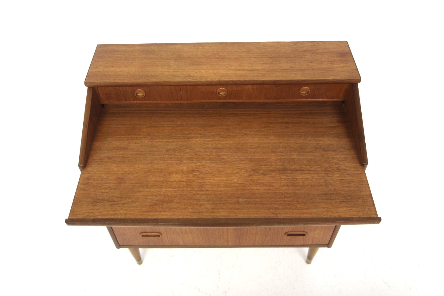 Scrittoio design svedese vintage anni 50 [sw27582] misure L.84 H.84 P.45