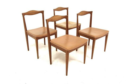 Sedie Karl Erik Ekselius design svedese vintage anni 60 [sw27609] misure L.48 H.80 P.50