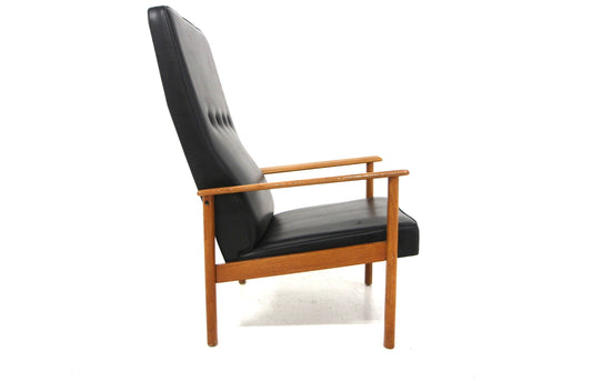 Poltrona design danese vintage anni 60 [sw27634] misure L.66 H.104 P.80