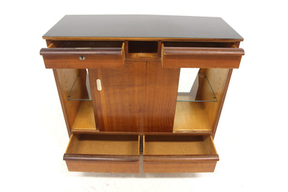 Credenza-vetrina design svedese vintage anni 60 [sw27723] misure L.99 H.100 P.41
