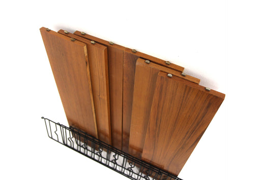 Libreria doppia design svedese vintage anni 60 [sw27750] misure L.160 H.77 P.20