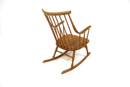 Sedia a dondolo "Grandessa" Lena Larsson design danese vintage anni 60 [sw27753] misure L.59 H.90 P.84