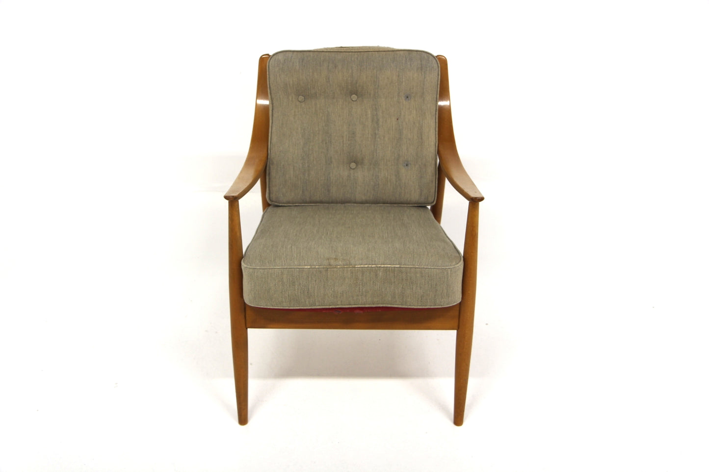 Poltrona"Model FD144" Peter Hvidt & Orla Mølgaard design svedese vintage anni 50 [sw27754] misure L.64 H.87 P.73