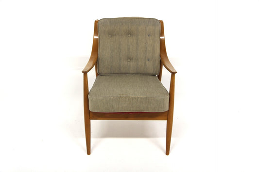 Poltrona"Model FD144" Peter Hvidt & Orla Mølgaard design svedese vintage anni 50 [sw27754] misure L.64 H.87 P.73