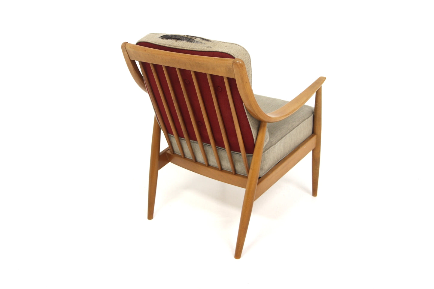 Poltrona"Model FD144" Peter Hvidt & Orla Mølgaard design svedese vintage anni 50 [sw27754] misure L.64 H.87 P.73