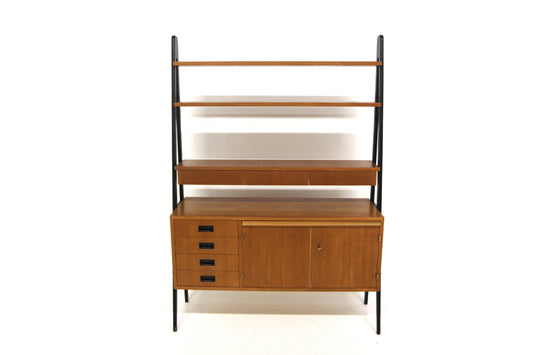 Libreria design svedese vintage anni 60 [sw27759] misure L.115 H.163 P.42