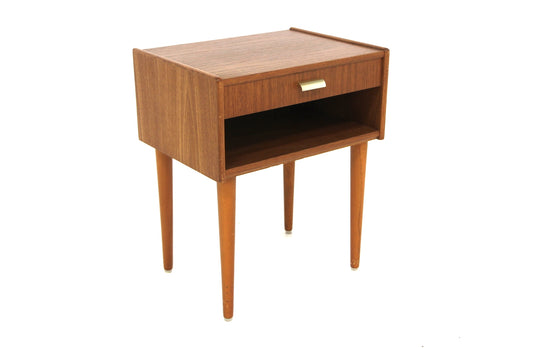 Comodino design svedese vintage anni 60 [sw27761] misure L.43 H.52 P.33