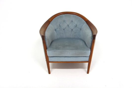 Poltrona "Fabiola" design danese vintage anni 50 [sw27762] misure L.80 H.74 P.79