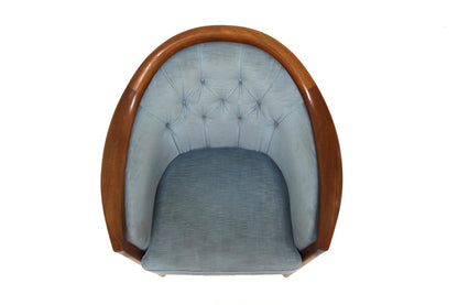 Poltrona "Fabiola" design danese vintage anni 50 [sw27762] misure L.80 H.74 P.79