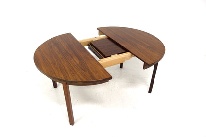 Tavolo rotondo design svedese vintage anni 50 [sw27770] misure L.120+45+45 H.73