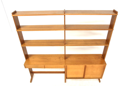 Libreria Double "Parad" Nils Strinning design svedese vintage anni 60 [sw27771] misure L.183 H.180 P.35