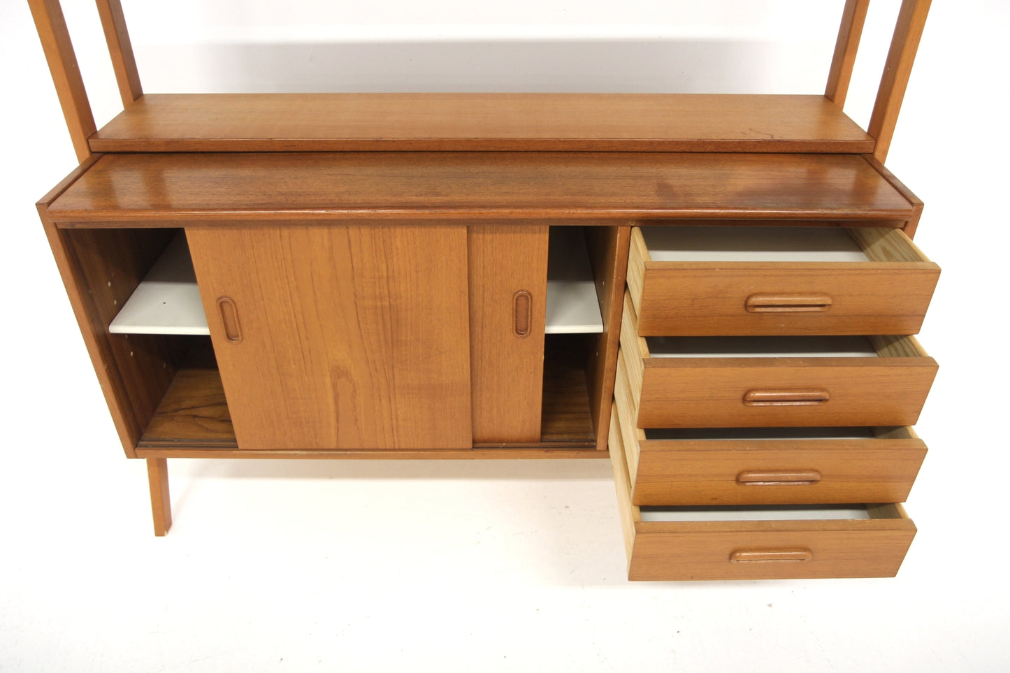 Libreria design svedese vintage anni 60 [sw27781] misure L.119 H.155 P.43