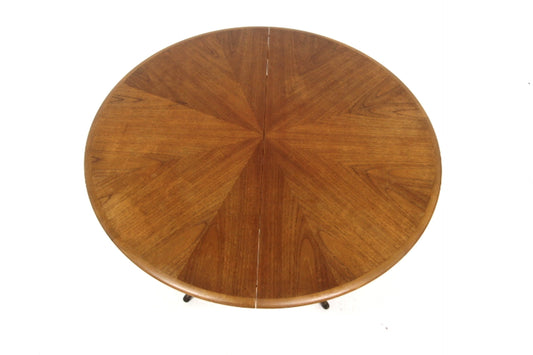 Tavolo rotondo "Napoli" David Rosén design danese vintage anni 50 [sw27825] misure L.115+45+45+45 H.74