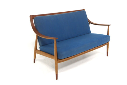 Divano "FD 146" Peter Hvidt & Orla Mølgaard Nielsen design svedese vintage anni 50 [sw27829] misure L.134 H.83 P.75