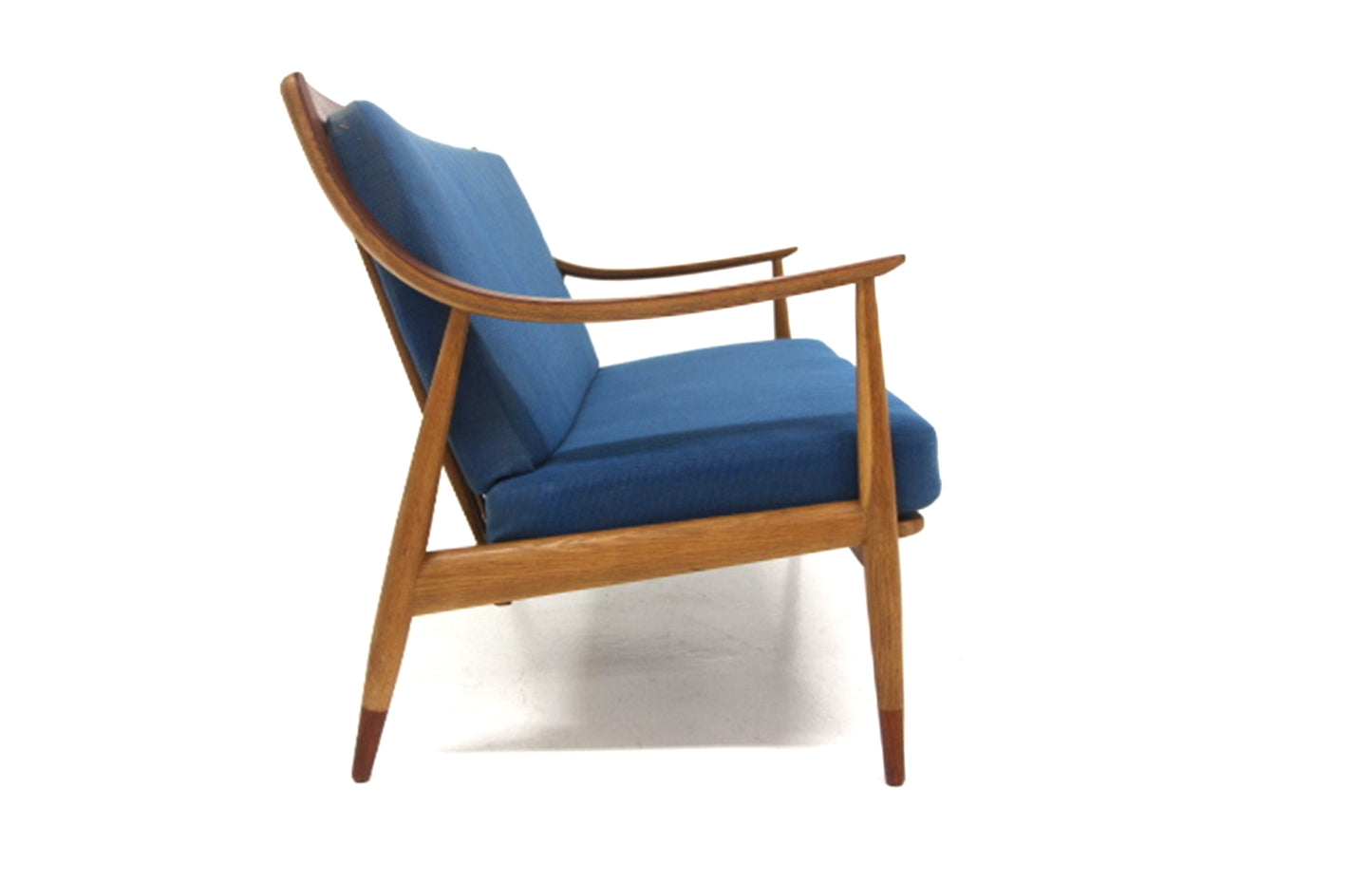 Divano "FD 146" Peter Hvidt & Orla Mølgaard Nielsen design svedese vintage anni 50 [sw27829] misure L.134 H.83 P.75