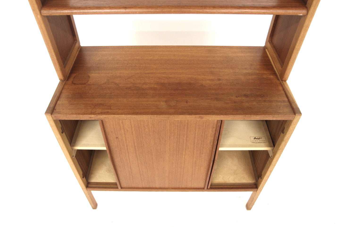 Libreria Bertil Fridhagen design svedese vintage anni 60 [sw27837] misure L.80 H.174 P.40