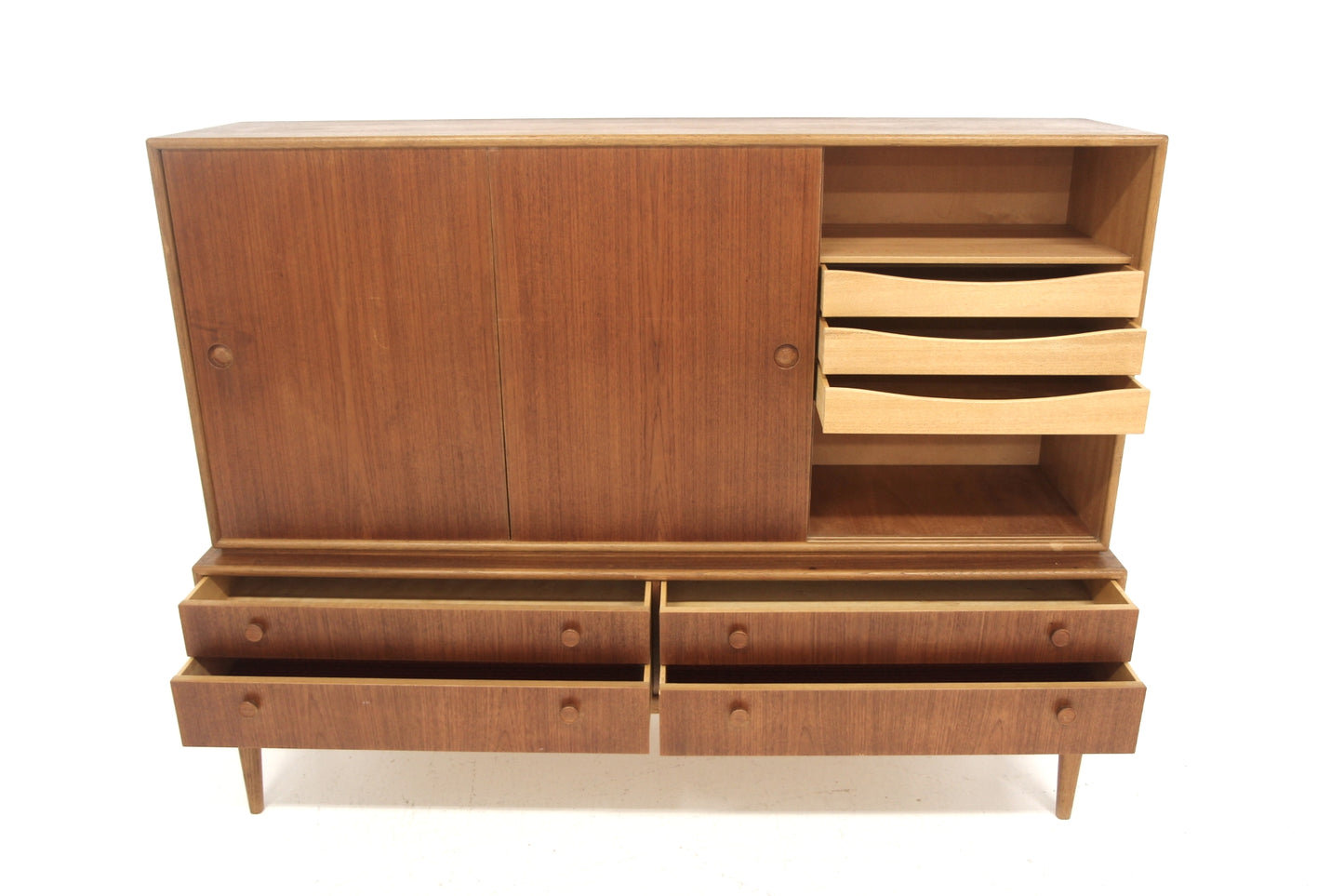 Credenza design svedese vintage anni 60 [sw27841] misure L.170 H.132 P.45
