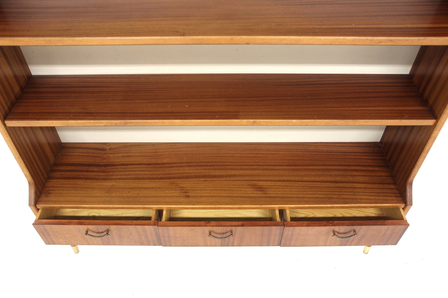 Libreria design svedese vintage anni 60 [sw27842] misure L.124 H.127 P.30