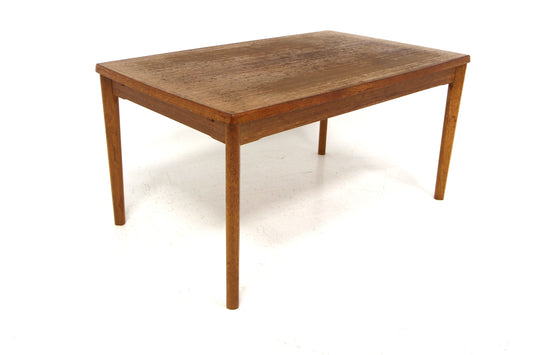Tavolo rettangolare Henning Kjearnulf design svedese vintage anni 50 [sw27843] misure L.144+48+48 H.73 P.88