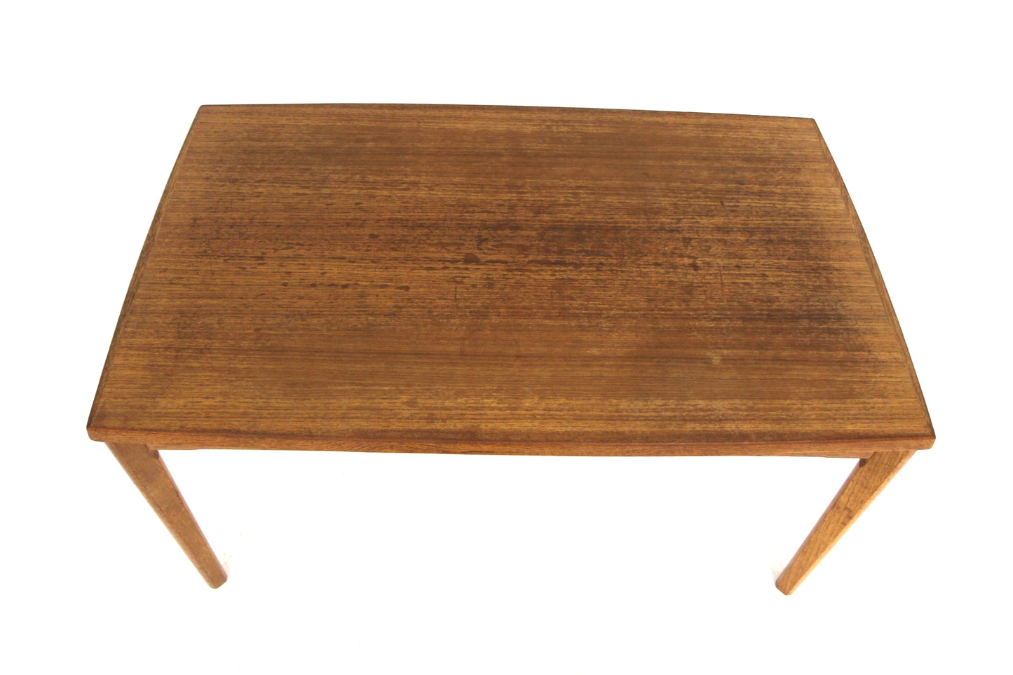Tavolo rettangolare Henning Kjearnulf design svedese vintage anni 50 [sw27843] misure L.144+48+48 H.73 P.88