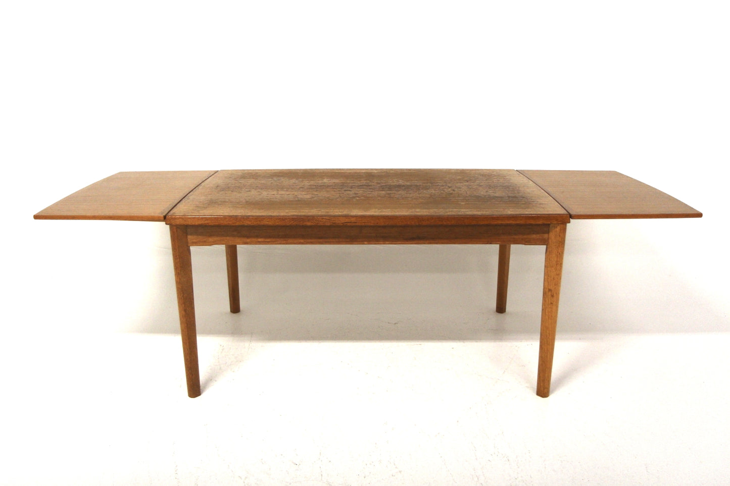 Tavolo rettangolare Henning Kjearnulf design svedese vintage anni 50 [sw27843] misure L.144+48+48 H.73 P.88