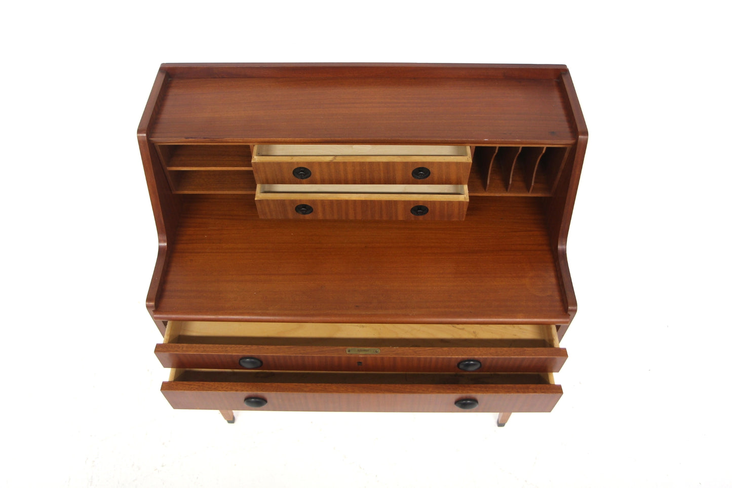 Scrittoio design svedese vintage anni 50 [sw27848] misure L.88 H.46 P.102