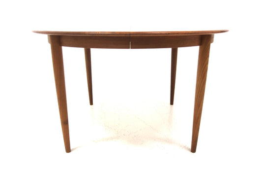 Tavolo rotondo Skovmand&Andersen design danese vintage anni 50 [sw27857] misure L.124+50+50 H.72