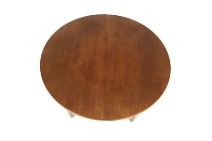 Tavolo rotondo Yngvar Sandström design svedese vintage anni 50 [sw27861] misure L.115+50+50 H.72