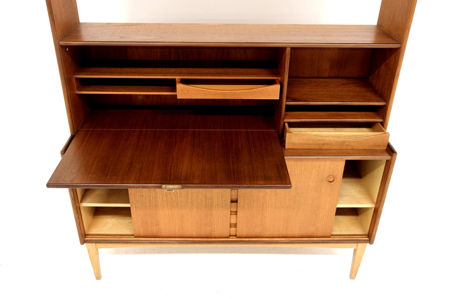 Libreria design svedese vintage anni 50 [sw27884] misure L.128 H.148 P.43