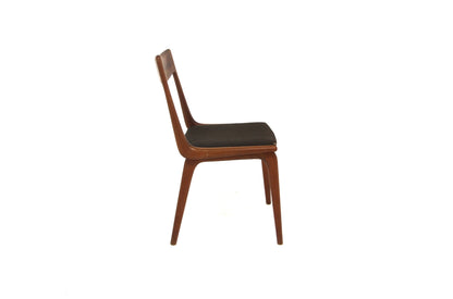 Sedia "Boomerang 370" Alfred Christensen design danese vintage anni 60 [93sw27912] misure L.53 H.45 P.81 * IN ARRIVO A SETTEMBRE *