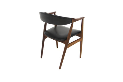 Sedia "Model 213" Thomas Harlev design svedese vintage anni 50 [sw27915] misure L.55 H.73 P.52