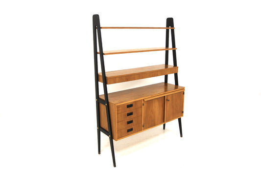 Libreria design svedese vintage anni 50 [sw27919] misure L.116 H.165 P.42