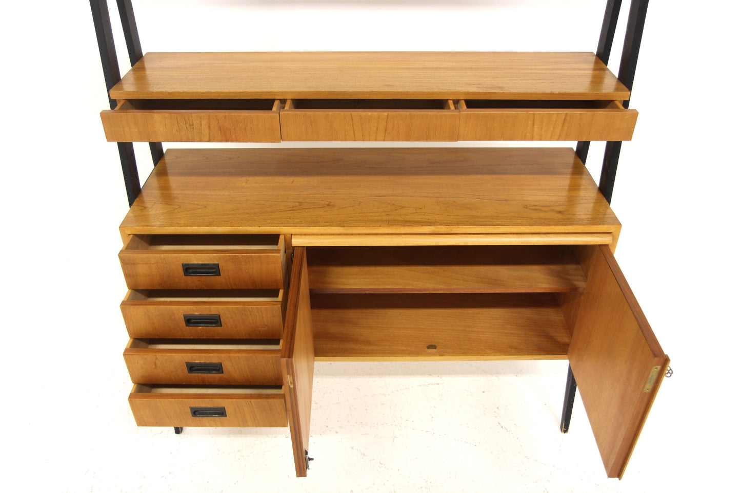 Libreria design svedese vintage anni 50 [sw27919] misure L.116 H.165 P.42