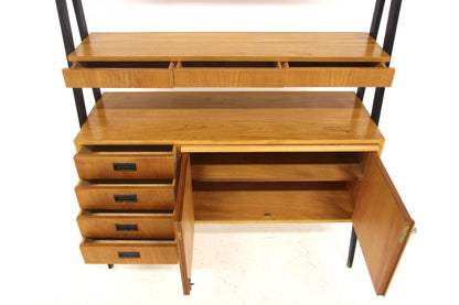 Libreria design svedese vintage anni 50 [sw27919] misure L.116 H.165 P.42