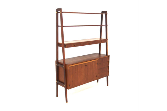 Libreria design svedese vintage anni 50 [sw27922] misure L.120 H.170 P.42