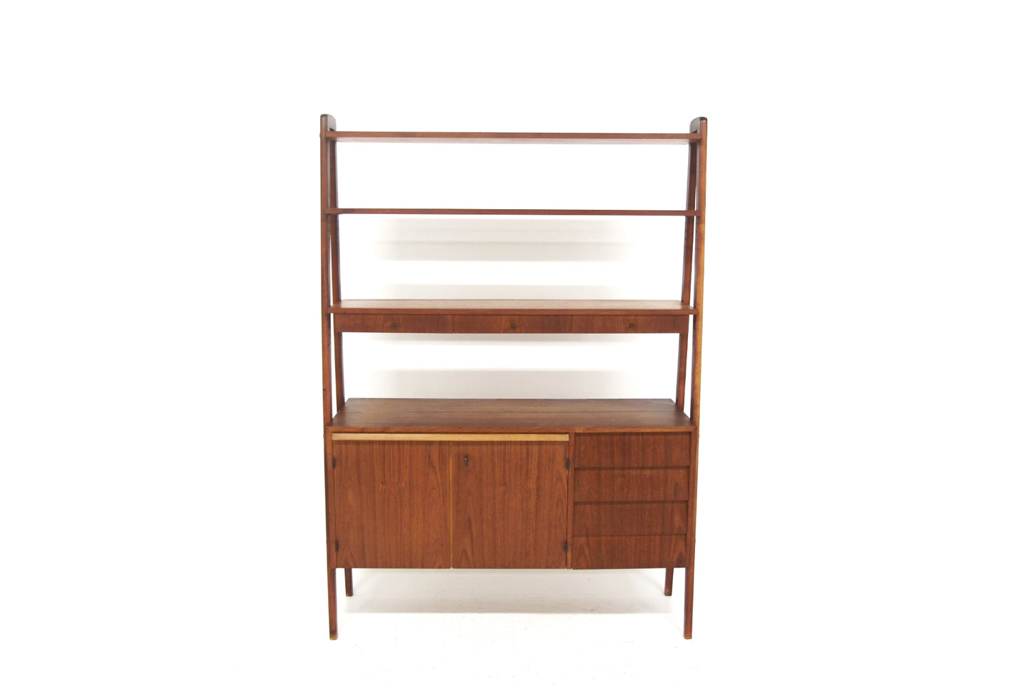 Libreria design svedese vintage anni 50 [sw27922] misure L.120 H.170 P.42