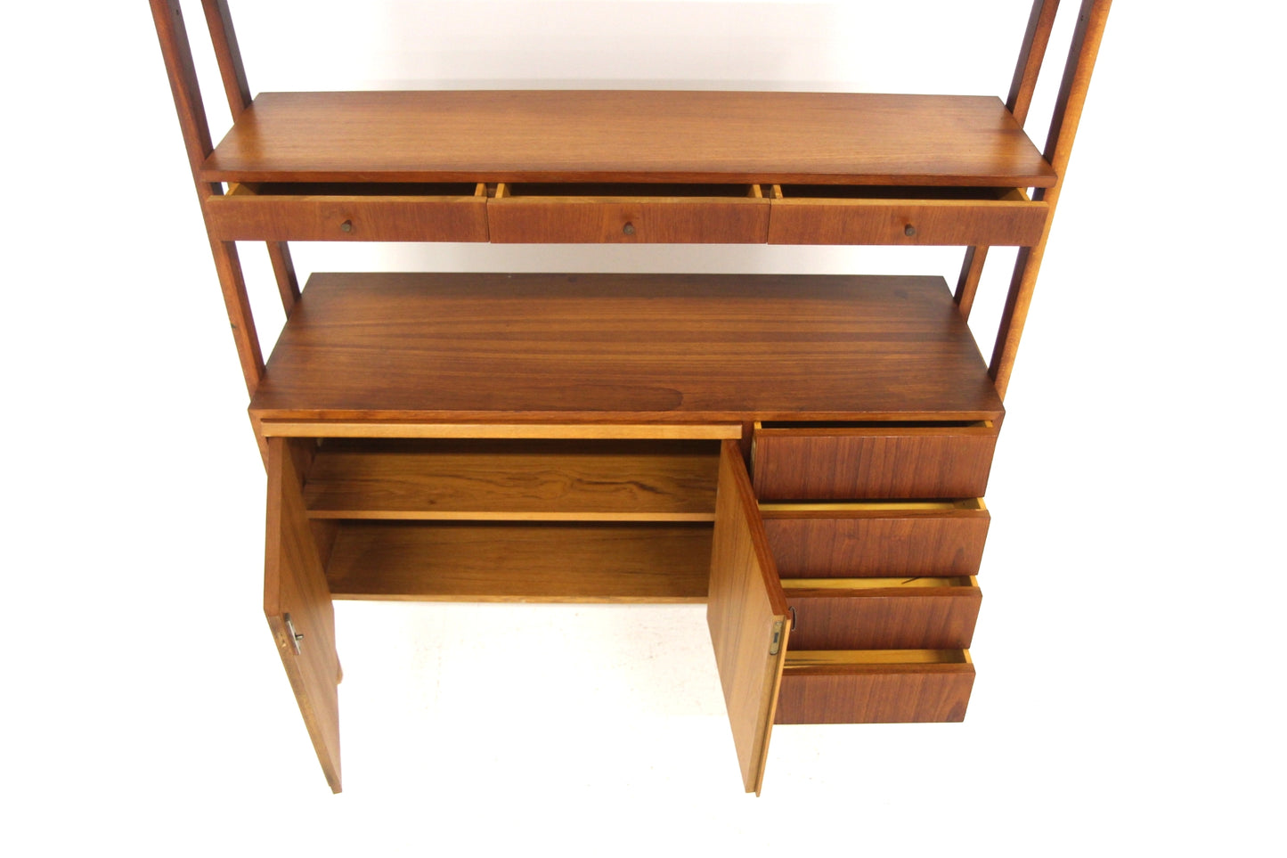 Libreria design svedese vintage anni 50 [sw27922] misure L.120 H.170 P.42