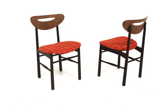 Sedie design danese vintage anni 60 [sw27931] misure L.49 H.77 P.46